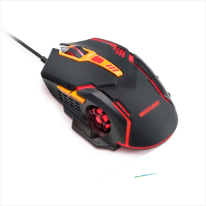Mouse Gamer Multilaser 2400dpi Preto E Laranja MO270 Com Fio Cor Preto/Laranja