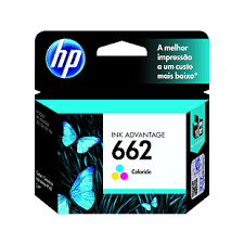 Cartucho HP 662 Colorido Original (CZ104AB)
